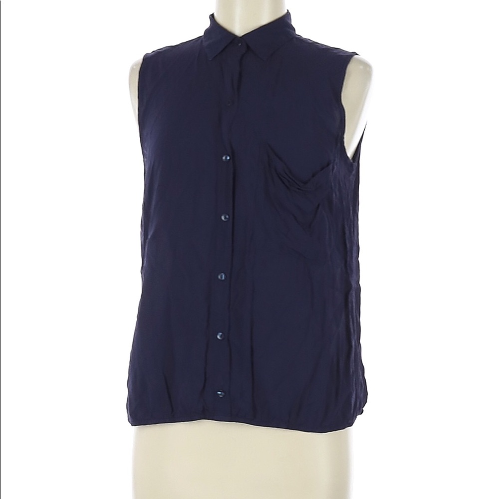 Ann Taylor Loft Sleeveless button down shirt